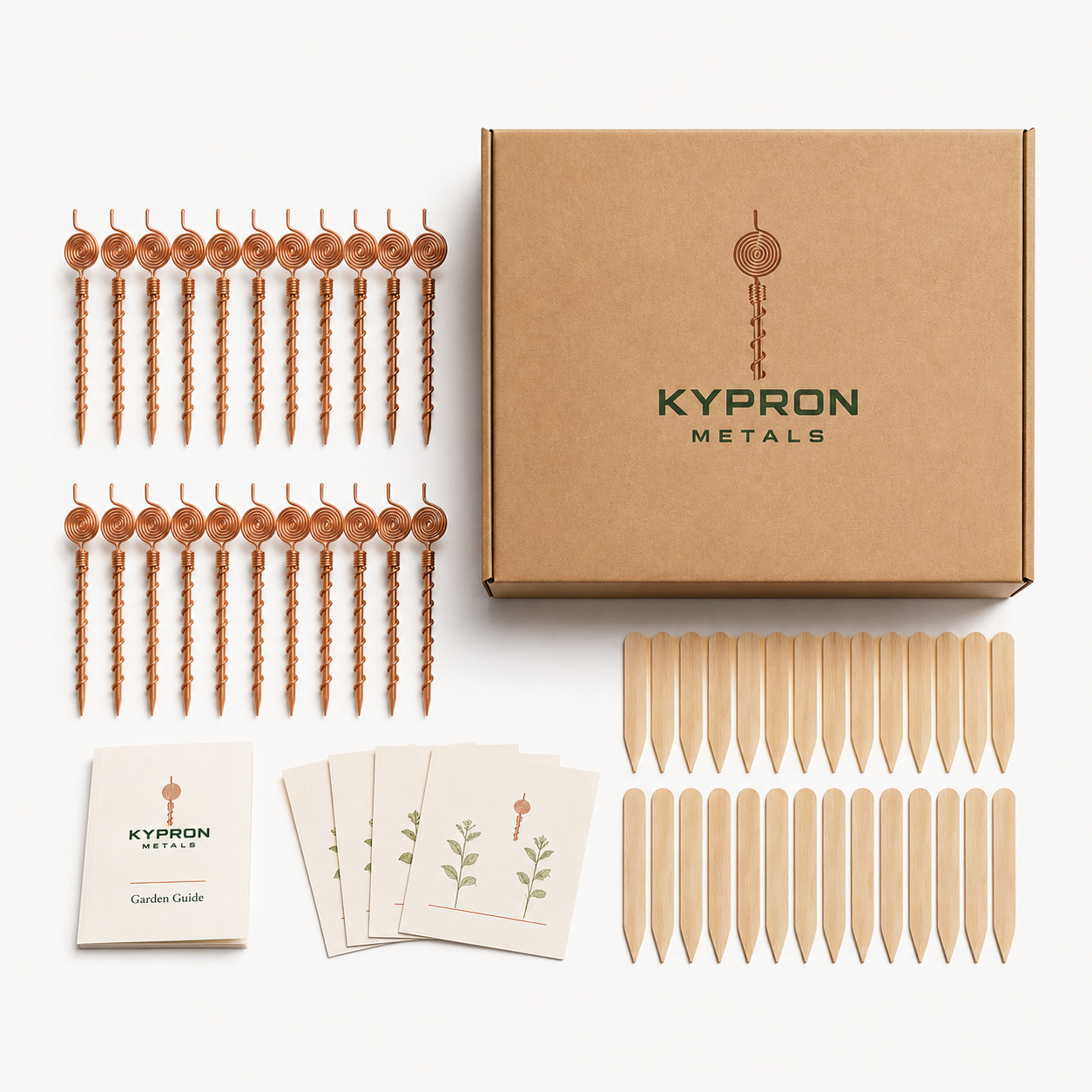 Pure Copper Electro-Culture Garden Kit
