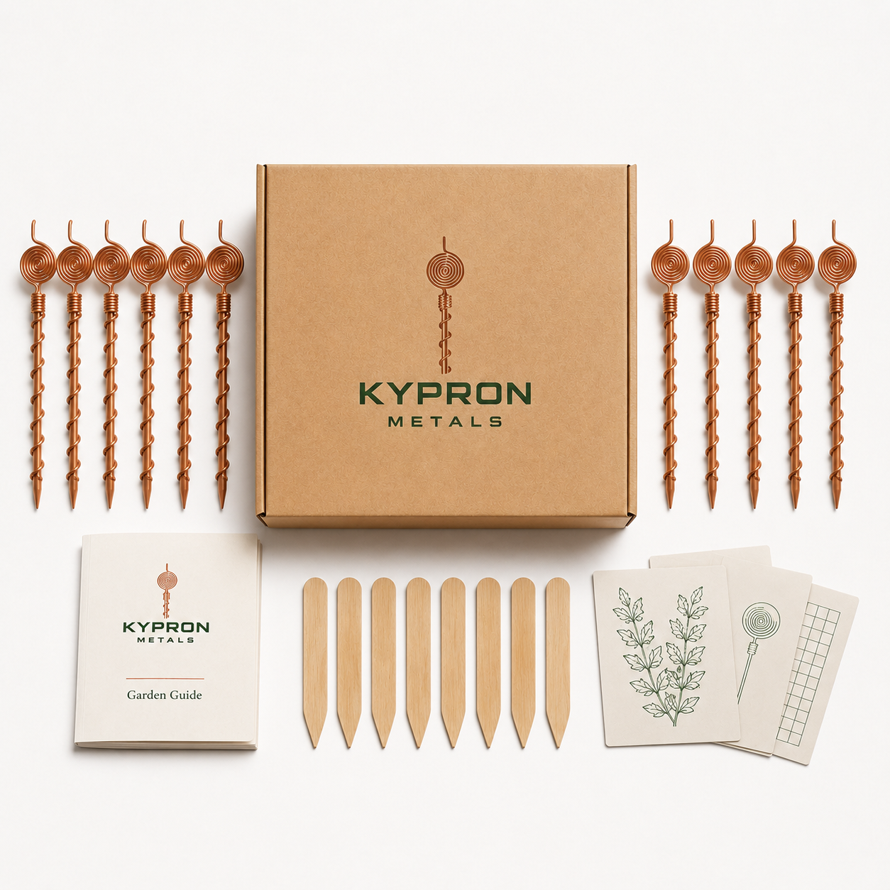 Pure Copper Electro-Culture Garden Kit