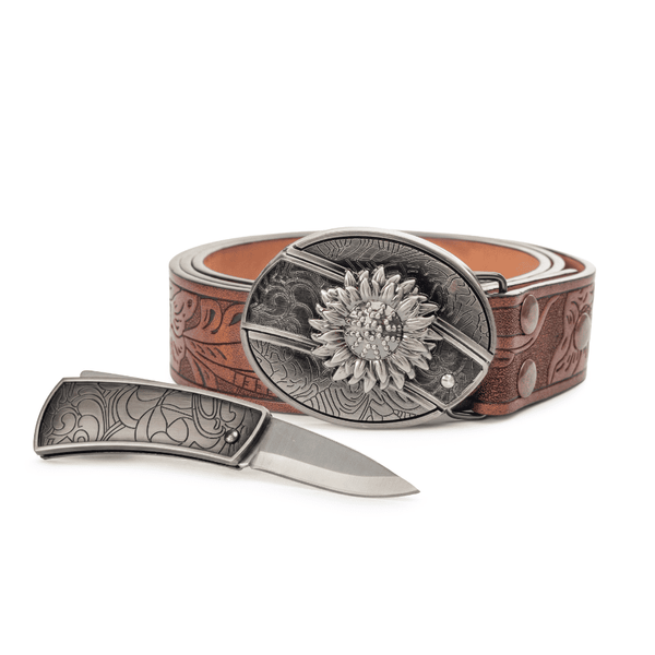 Sunflower buckle plate