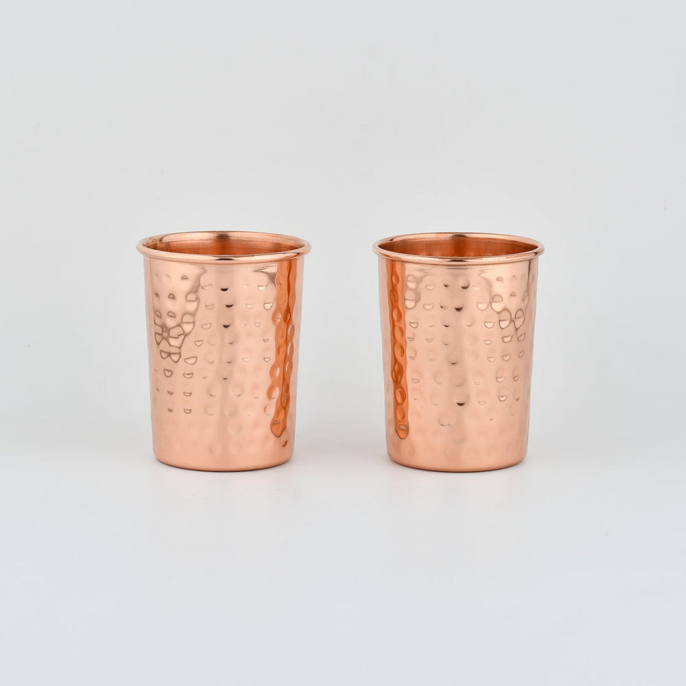 The Hammered Cup Set, the pair