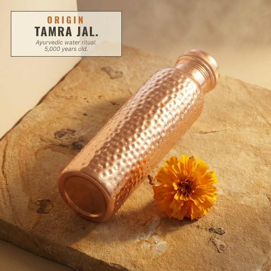 Pure Copper Water Bottle